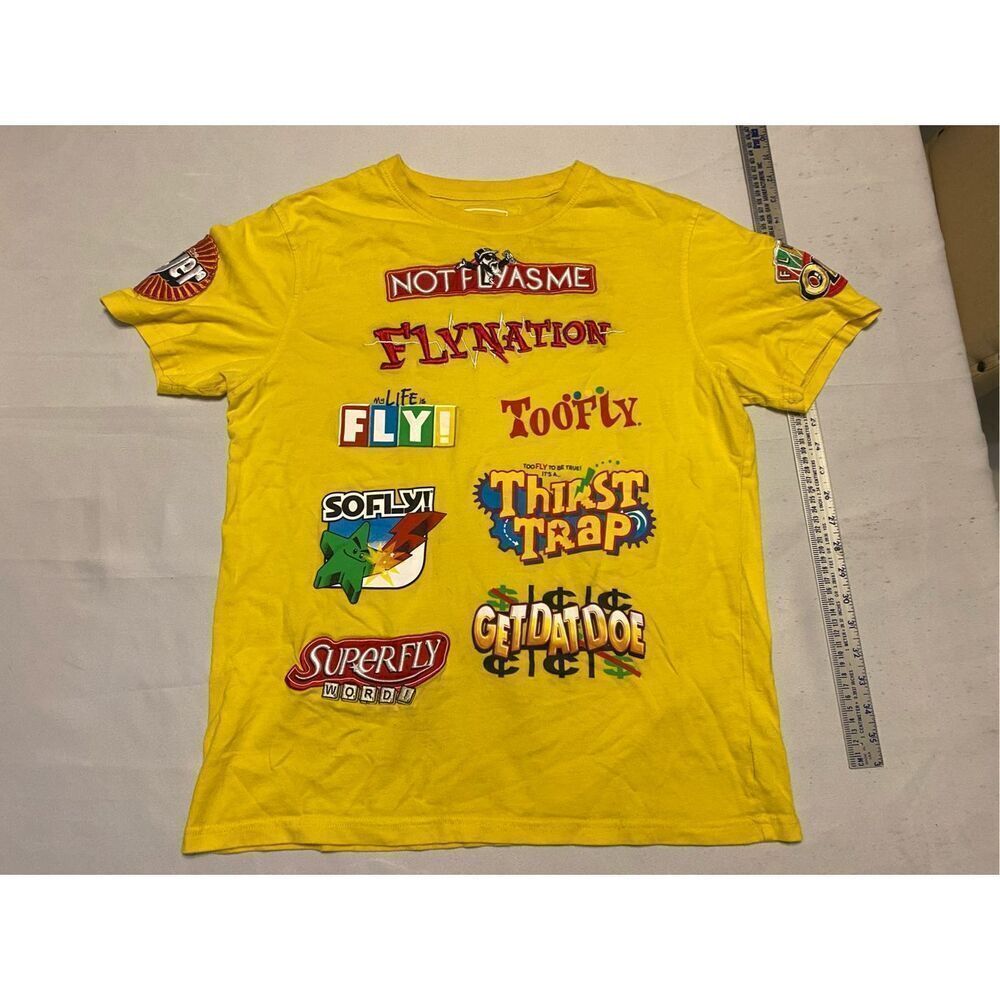 Born Fly Shirt Mens Large Retro Board Games Streetwear Graphic Monopoly Puff